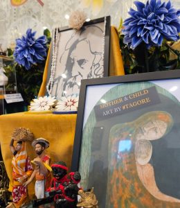 Mother & Child painting by Tagore